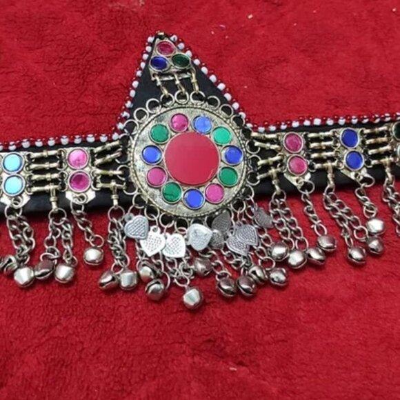 Hair jewelry- Afghan Ethnic Headpiece Matha Patti- Hair Accessories main image 4